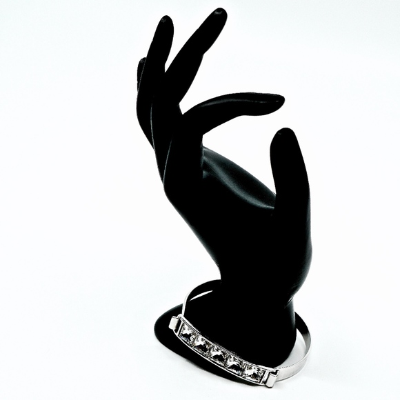 Swarovski Jewelry - SWAROVSKI~channel set~CRYSTAL BANGLE BRACELET